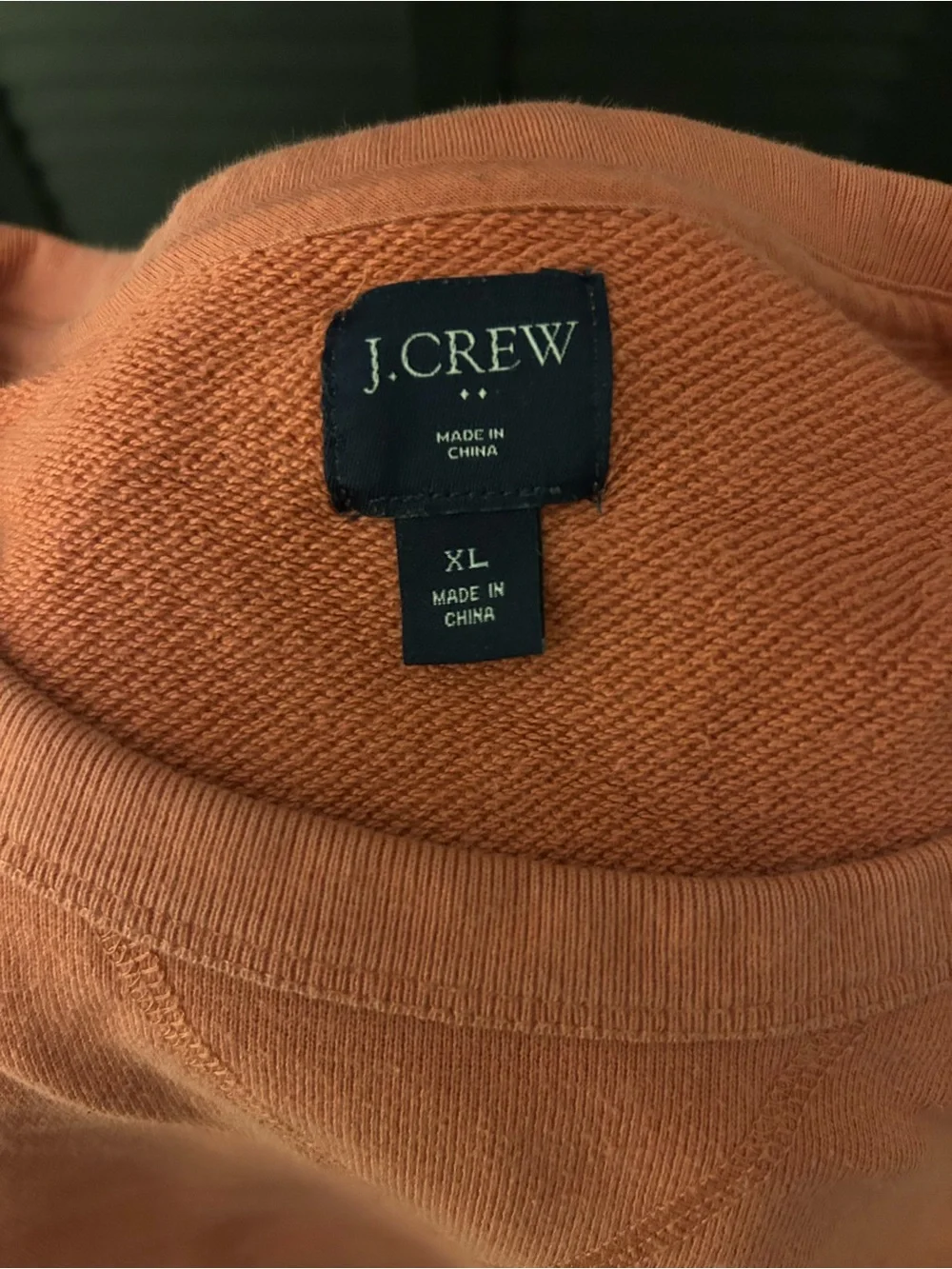 J. Crew Men's Crewneck Sweatshirt in Old Red
